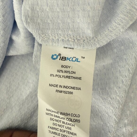 Ibkul Womens Sleeveless Dress S Blue Check UPF 50+ - Picture 6 of 11